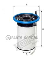 HENGST FILTER E104KP Фильтр топл.FIAT Doblo, Ducato 2007, Panda II, 500 L, 500 x