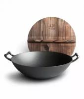 Сковорода чугунная вок Xiaomi Chinese Cast Iron Wok