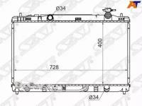 SAT Радиатор TOYOTA CAMRY 2AZ-FE 2.4 06-/VENZA 1AR-FE 08- пластинчатый