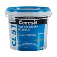 Гидроизоляция CERESIT CL51 эластичная полимерная для внутренних работ 5 кг