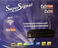 Цифровой ресивер SuperSignal T200 (DVB-T, DVB-T2, DVB-C)