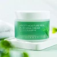 Jigott Moisture Real Aloe Vera Cream Крем для лица с алоэ