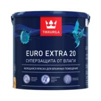 Tikkurila Euro Extra 20 / Тиккурила Евро Экстра 20 полуматовая краска для влажных помещений база А 0,9л