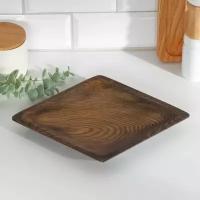 Standard Wood Ромб Черная, Доска деревянная дубовая для кухни, подачи, тарелка для фруктов, блюдо для нарезки и сервировки