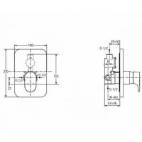 Смеситель для душа Ideal Standard Moments A3911aa