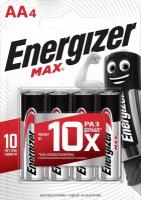 ENERGIZER Max Комплект из 4 батареек LR06 (АА)