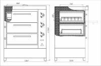 Печь хлебопекарная восход ХПЭ-750/3 нерж