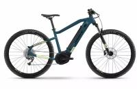 Горный велосипед Haibike HardNine 5 500Wh (2021) сине-зеленый XL