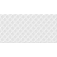 Керамическая плитка Cersanit Deco рельеф белый DEL052D настенная 29,8x59,8 см