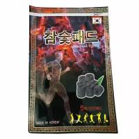 Пластырь для стоп с древесным углём Korean Charcoal Pasta Patch ESSDA 5 шт