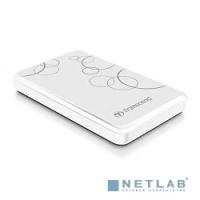 Transcend Носитель информации Transcend Portable HDD 1Tb StoreJet TS1TSJ25A3W USB 3.0, 2.5", white Белый с рисунком