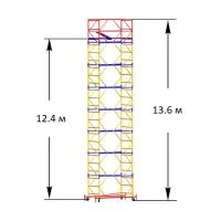 Вышка-тура ВСП - 250/1,2 Высота - 13.6 м