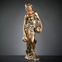 Хорошие сувениры Фигура "Девушка с двумя кувшинами" бронза, 34х44х120см