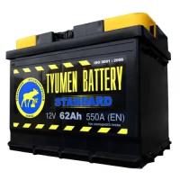 Аккумулятор автомобильный TYUMEN BATTERY STANDARD 6СТ-62 обр. 242x175x190