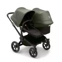 Детская коляска 2 в 1 Bugaboo Donkey5 Duo Black/Midnight Black/Forest Green