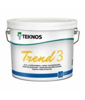 Teknos Trend 3 / Текнос Тренд 3 Краска для потолков Вес: 0.9
