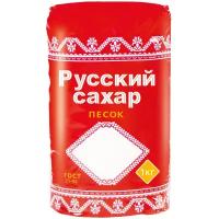 Сахар-песок Русский сахар, 1кг, полиэтиленовый пакет - 2 шт