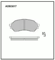 Колодки передние Allied Nippon ADB3817 Mazda: D3109FDB1455 PF-5425 B2YD-33-28ZM B2YD-33-23Z BJYM-33-28Z Mazda 323