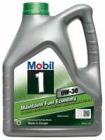 Mobil Моторное масло Mobil 1 0W-30 Fuel Economy/ESP LV, 4 л, синтетическое