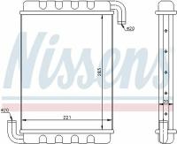 Радиатор отопителя SCANIA NISSENS 75000