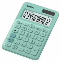 Калькулятор настольный CASIO MS-20UC-GN-S-EC зеленый 12-разр