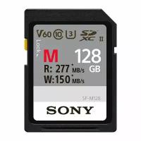 Sony Карта памяти SDXC 128GB Sony SF-M UHS-II U3 V60 150/277 MB/s (SF-M128)