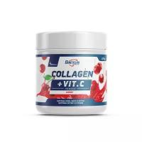 Коллаген, Желатин GeneticLab Nutrition, Collagen Plus Vit C, 225 грамм, Россия, Апельсин