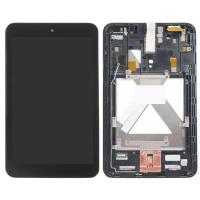 Дисплей (экран) в сборе с тачскрином для Asus MeMO Pad 8 ME180A-1B с рамкой черный (Premium SC LCD) / 1280x800