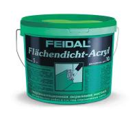 Акриловая гидроизоляционная мастика FEIDAL Acryl Flaechendicht (Фасовка:5 кг)