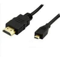 Кабель HDMI - Micro USB для передачи данных выводит видео и изображения с вашего мобильного телефона на телевизор - 1М чистая медь черный