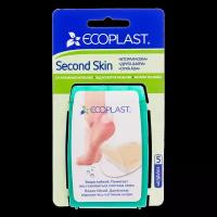 Ecoplast Набор пластырь медицинский гидроколлоидный Second skin 37 мм х 55 мм 5 шт