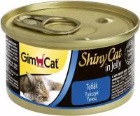 GimCat ShinyCat консервы для кошек из тунца 70 г х 24 шт