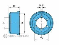 BPW 0310943100 Барабан тормозной