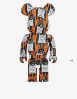 Фигурка Bearbrick Banksy x Brandalism Monkey Sign 1000% figure