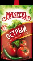 Упаковка из 16 пачек Кетчуп Махеевъ Острый Томатный дой-пак 300г