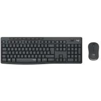 Клавиатура + мышь Logitech MK295 Silent Wireless Combo клав:черный мышь:черный USB беспроводная