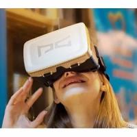 Шлем Виртуальной Реальности/ 3D- очки/ VR- шлем Play Glass Plus VR для телефонов 4.0"-6.0" дюймов с встроенным вентилятором