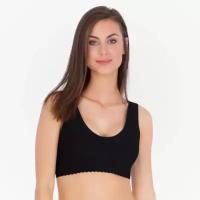 Бюстгальтер для кормления Belly Bandit "Anti Bra", цвет: Scoop Neck Black, размер S