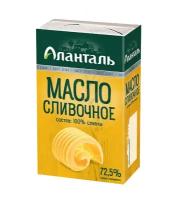 Масло сливочное 72,5% ТМ Аланталь