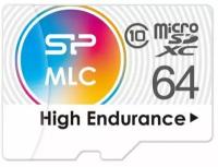 Карта памяти Silicon Power High Endurance microSDXC 64GB