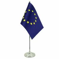 Настольный флажок Европейского союза (ЕС) 15х22 см