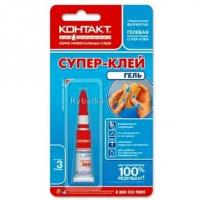 Супер-клей гель Контакт 3г