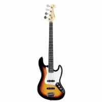 TENSON California J Standard 3-tone Sunburst бас гитара