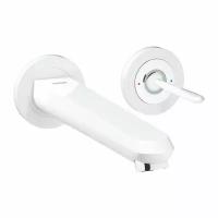 Смеситель Grohe Eurodisc Joy для раковины L-Size, излив 230 мм, белая луна 19969LS0 (Гроя)