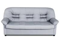 Прямой диван Марсель (Честер) Экокожа серый, механизм Французская раскладушка
