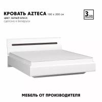 Кровать Azteca S205-LOZ180x200 (Белый блеск) Black Red White