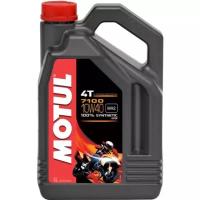 Моторное масло Motul 7100 4T 10W-40, синтетическое, 4 л (104092)