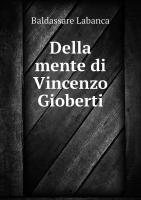 Della mente di Vincenzo Gioberti