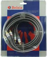 Шнур 3RCA-3RCA 3м RGB Belsis