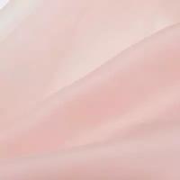 Шелковая органза бледно-розовая